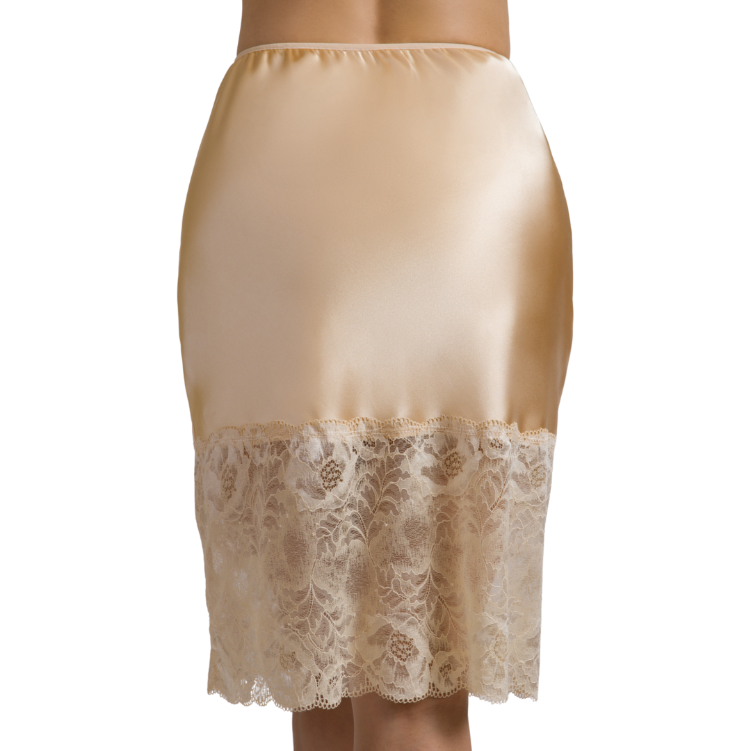 Jasmine Buttered Biscuit 23" Half Slip
