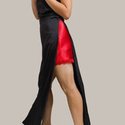 Jasmine Hot Cherry Red 15" Half Slip