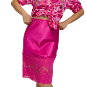 Jasmine Furious Pink 23" Half Slip