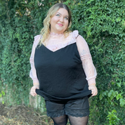 Black Honey with 3" Lace